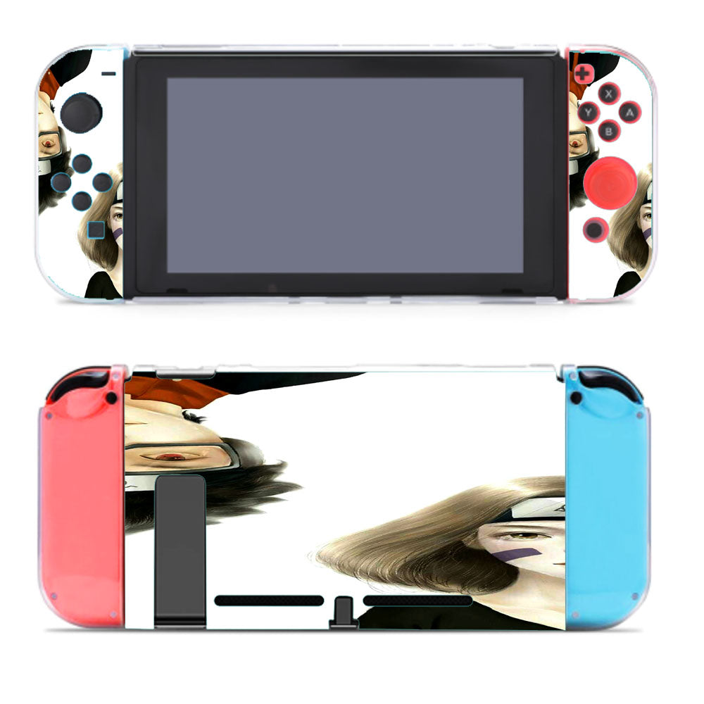 Naruto X Hinata Half Face Nintendo Switch Cover Case