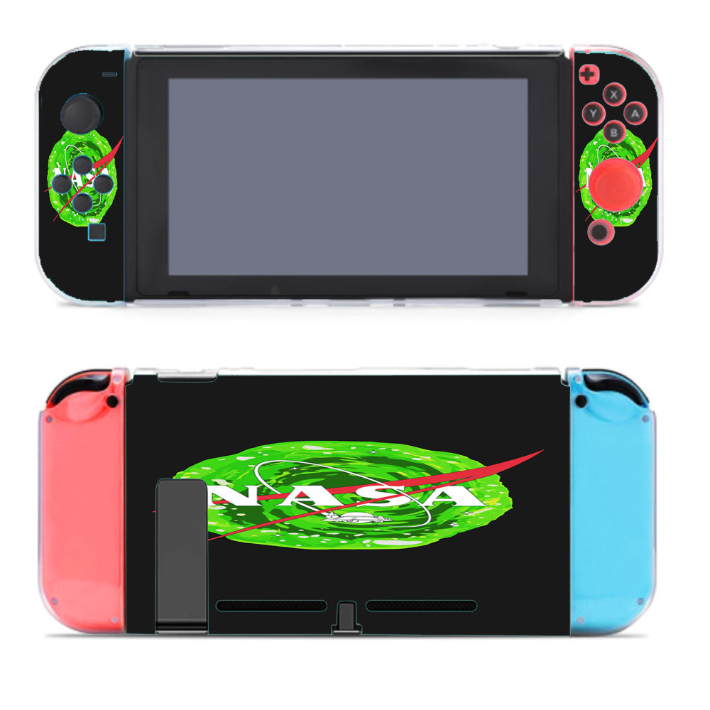 Nasa Green Rick And Morty Nintendo Switch Cover Case