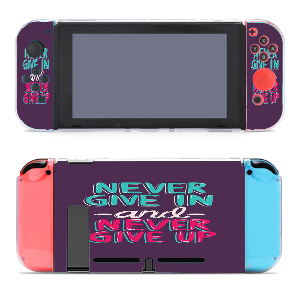 Never Give In Disney Nintendo Switch Cover Case