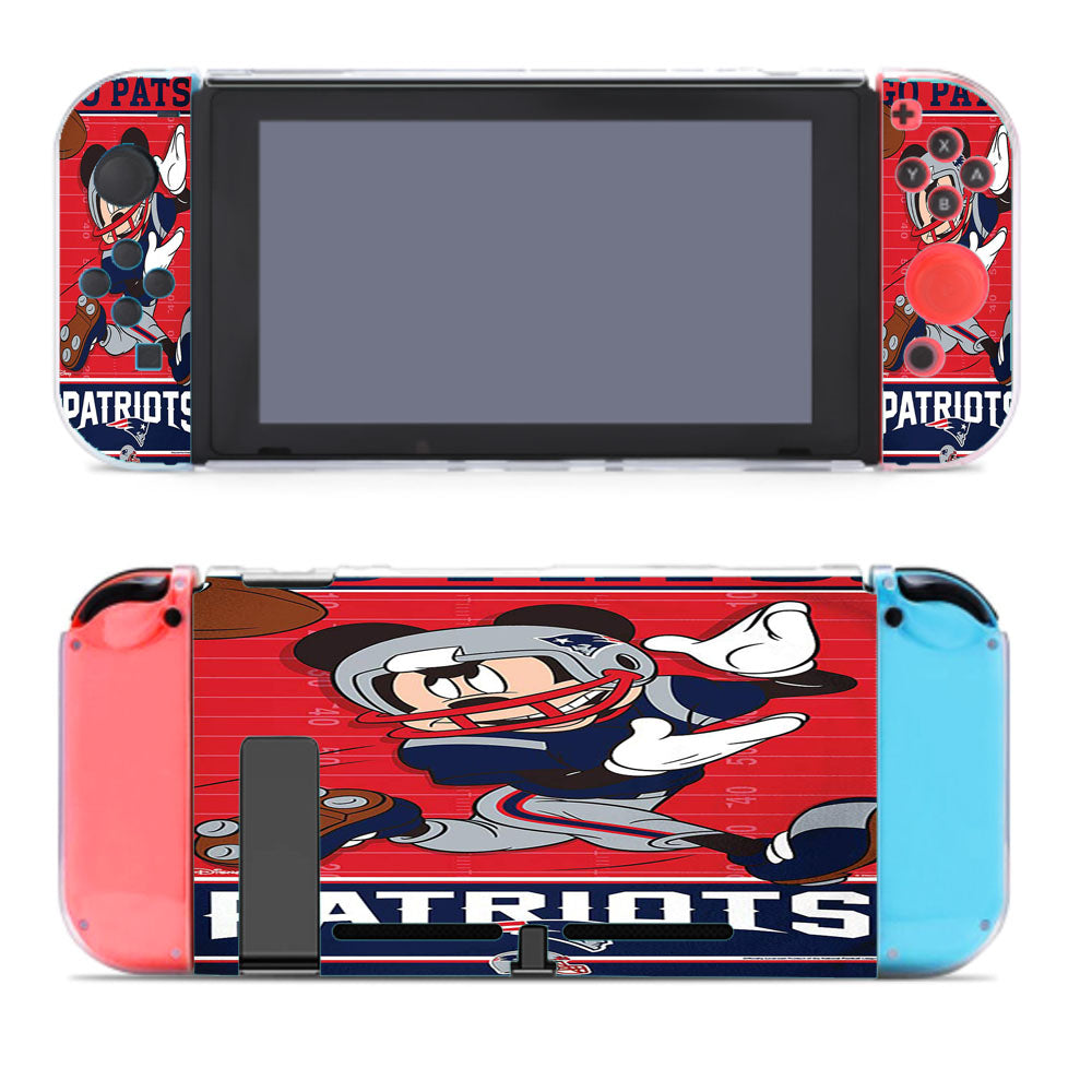 New England Patriots Disney Mickey Mouse Nfl Nintendo Switch Cover Case
