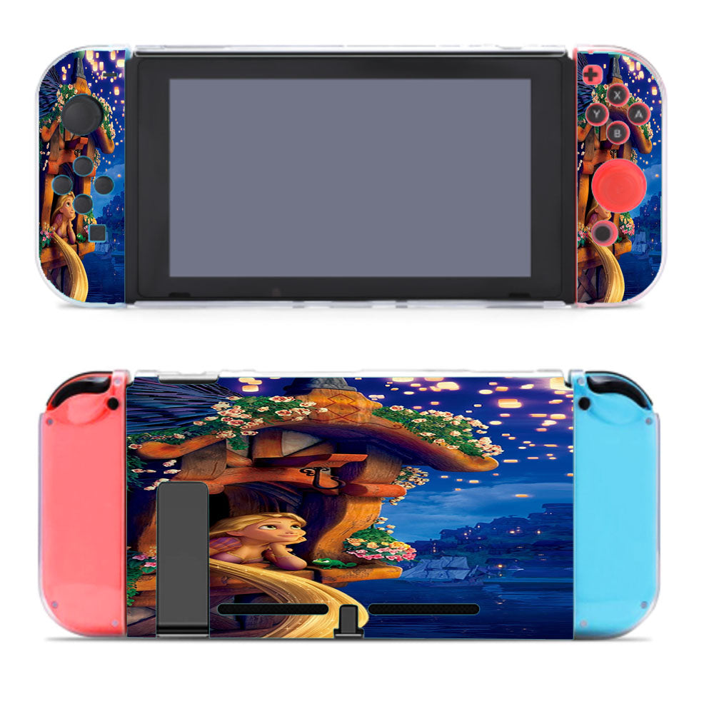Night Evening Tangled Rapunzel Nintendo Switch Cover Case