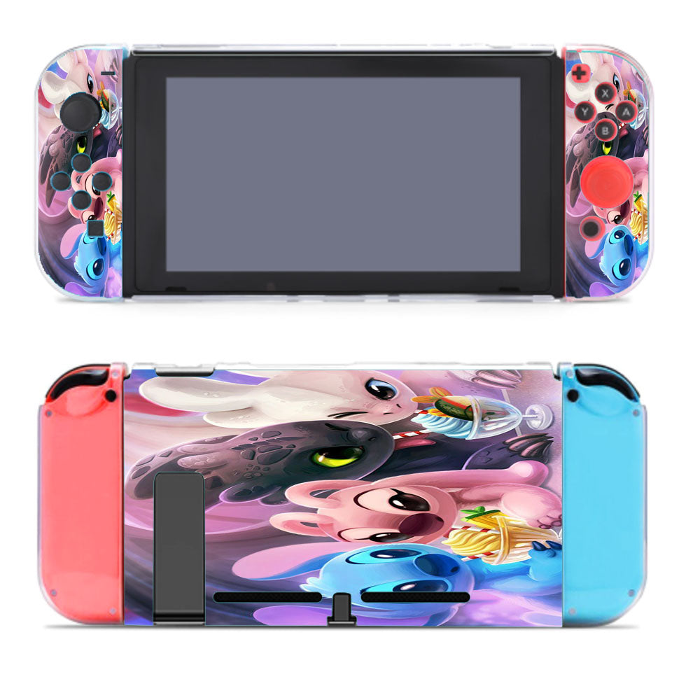 Night Fury Light Fury Stitch Angel Cute Lovely Nintendo Switch Cover Case