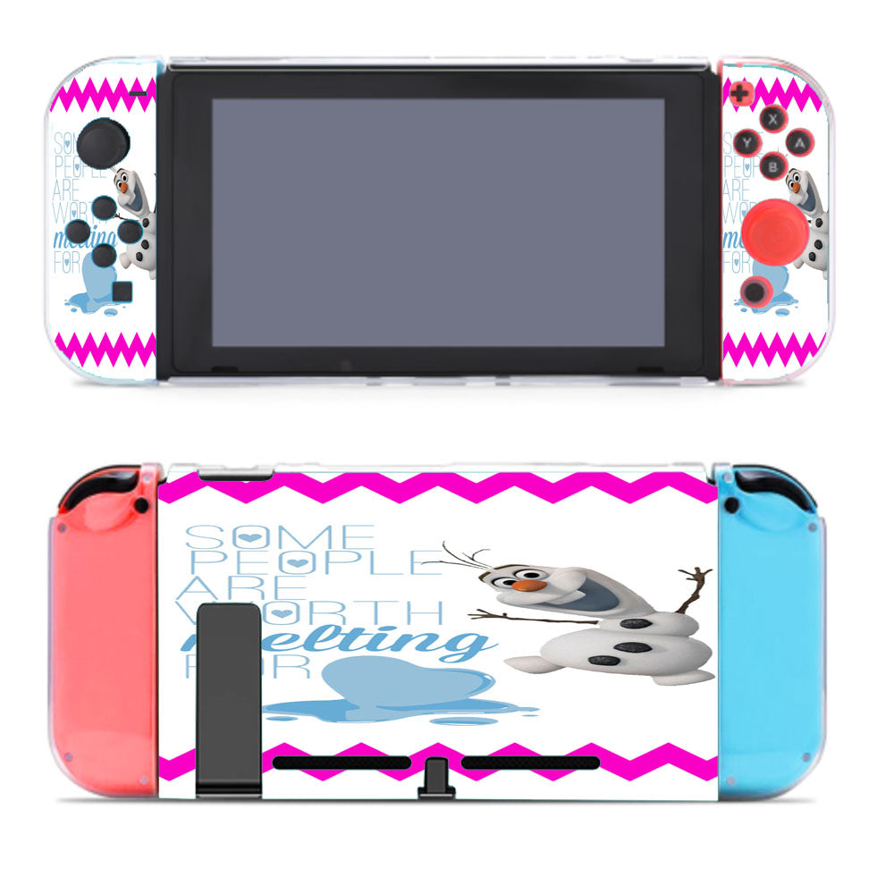 Olaf Disney Frozen Quote Nintendo Switch Cover Case