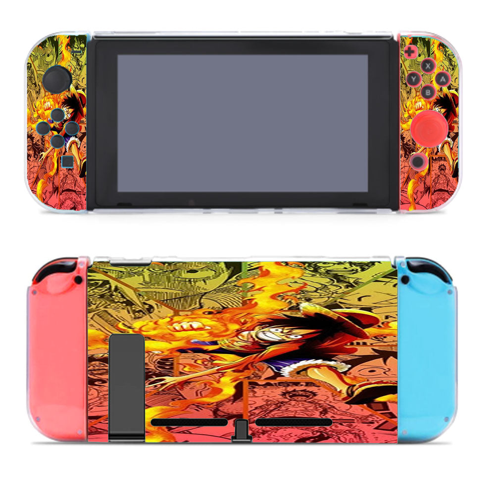 One Piece Luffy Fire Punch Nintendo Switch Cover Case