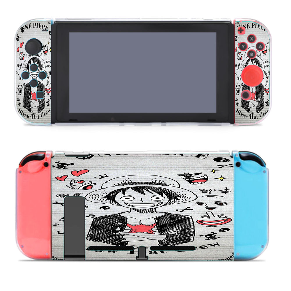 One Piece Monkey D Luffy Straw Hat Crew Nintendo Switch Cover Case
