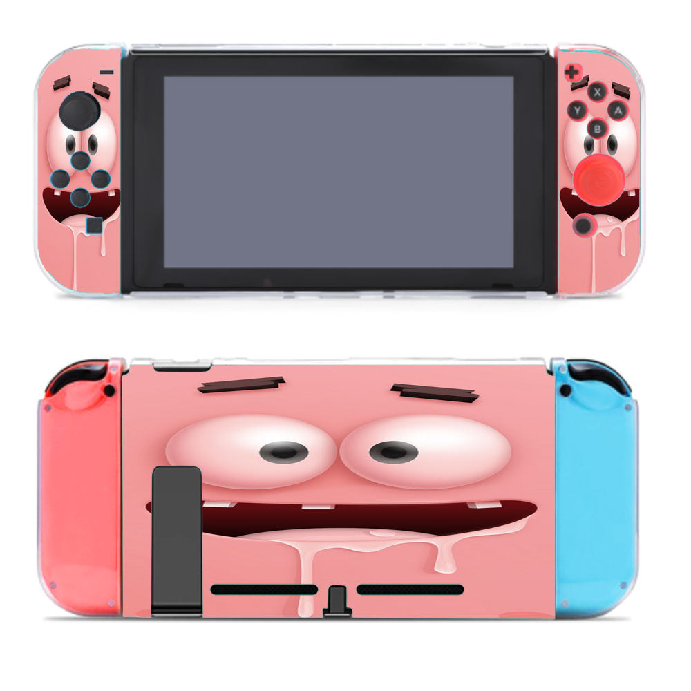 Patrick Star Funny Face Nintendo Switch Cover Case