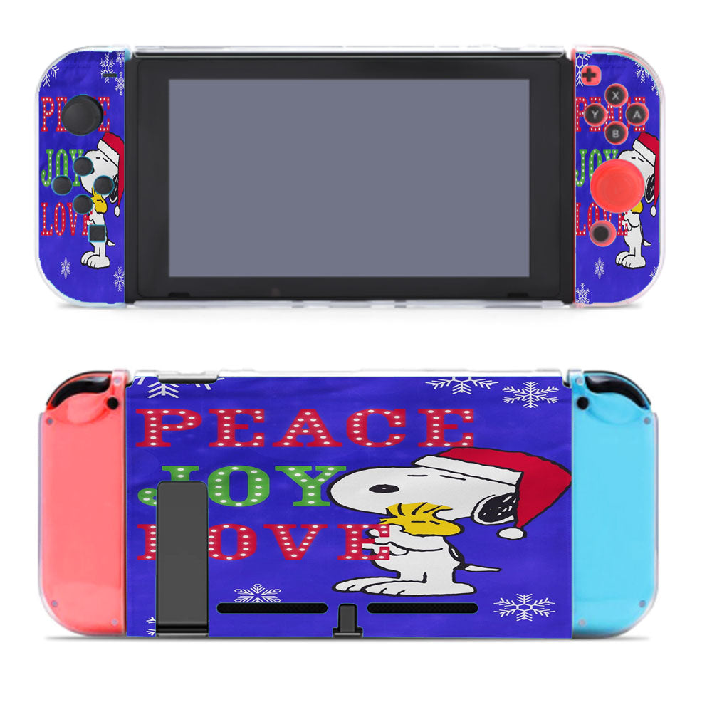 Peanuts Snoopy And Woodstock Christmas Nintendo Switch Cover Case