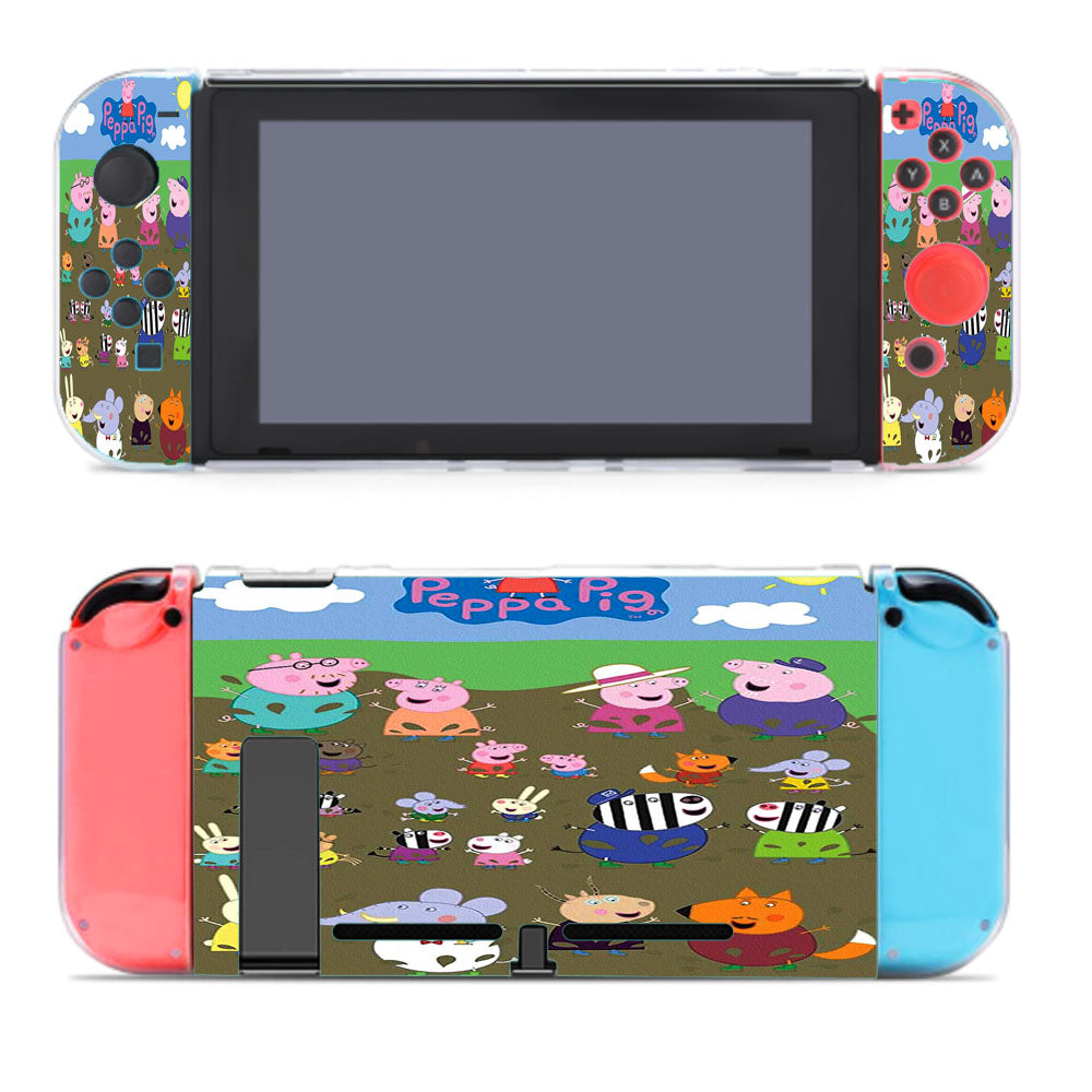 Peppa Pig Character In The Rice Field Nintendo Switch Cover Case