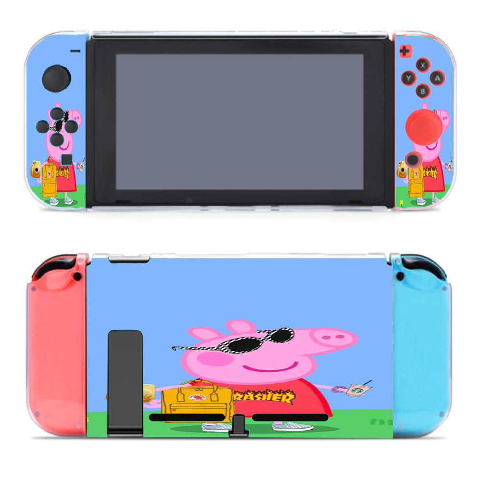 Peppa Pig Cool Hypebeast Vsco Girl Nintendo Switch Cover Case