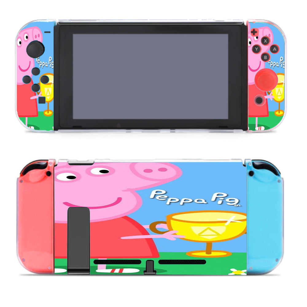 Peppa Pig Drinks Nintendo Switch Cover Case