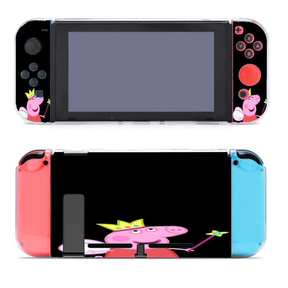 Peppa Pig Fairy Black Wallpapers Nintendo Switch Cover Case
