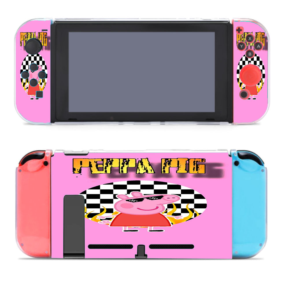 Peppa Pig Hype Sticker Square Nintendo Switch Cover Case