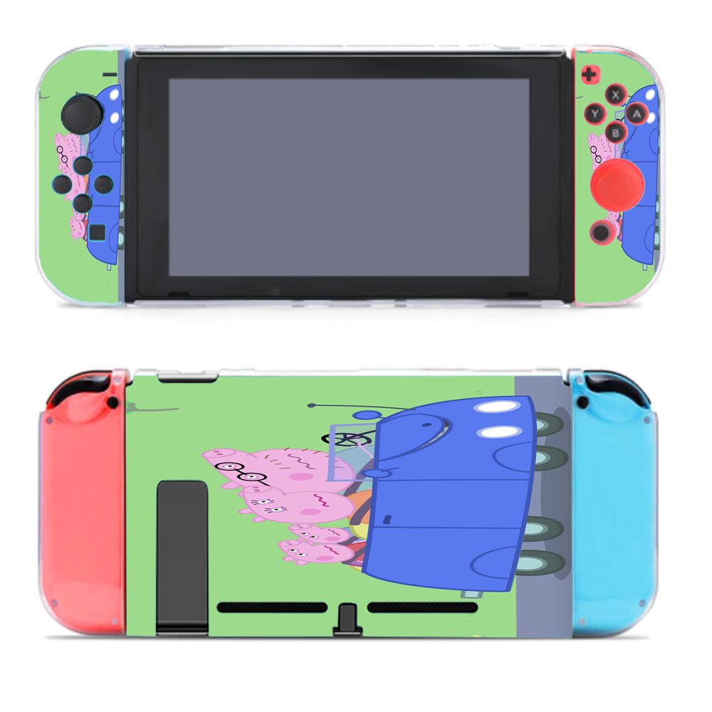 Peppa Pig The New Car Blue Color Nintendo Switch Cover Case
