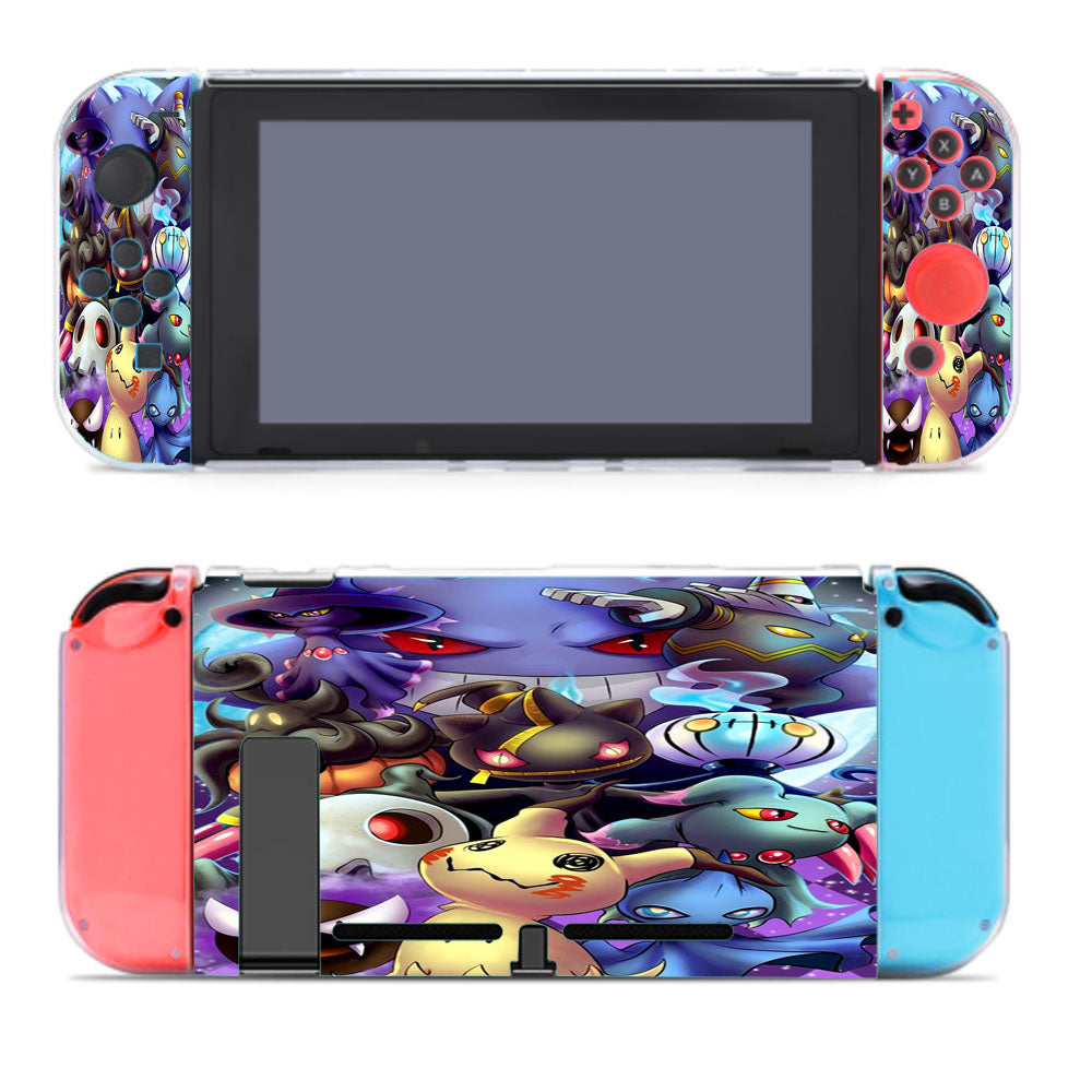 Pikachu And Pokemon Night Doodle Nintendo Switch Cover Case