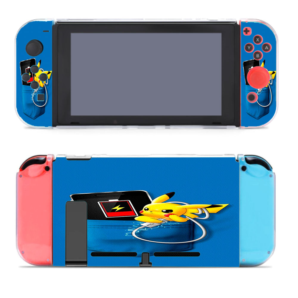 Pikachu Charger In The Pocket Nintendo Switch Cover Case