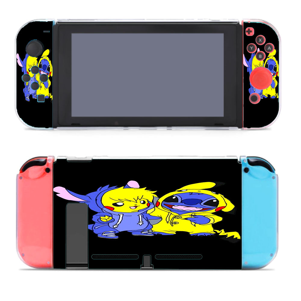 Pikachu X Stitch Nintendo Switch Cover Case