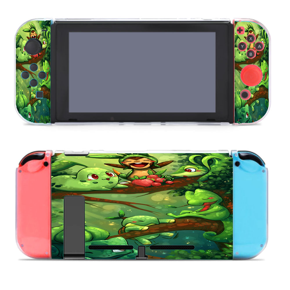 Pokemon All Grass Type Starters Nintendo Switch Cover Case