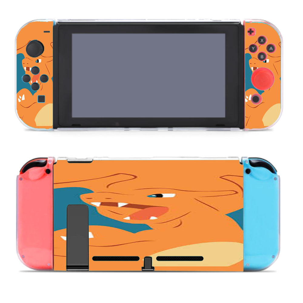 Pokemon Charizard Orange Bkg Nintendo Switch Cover Case
