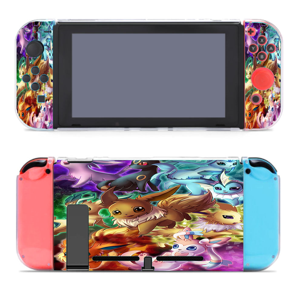 Pokemon Eevee Evolutions Fanart Nintendo Switch Cover Case