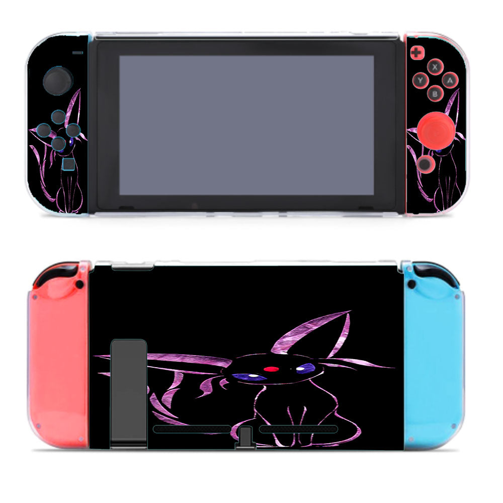 Pokemon Espeon Purple Siluet Nintendo Switch Cover Case