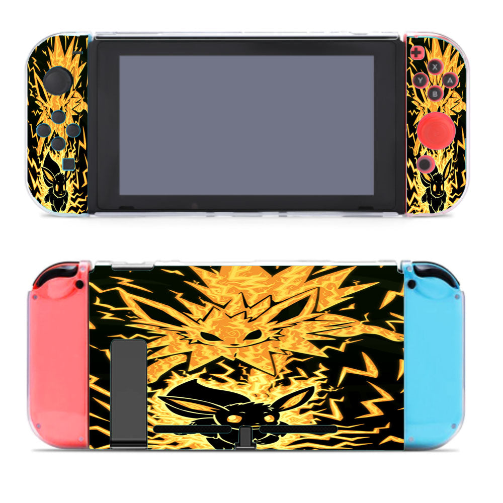 Pokemon Evolution Eevee To Jolteon Nintendo Switch Cover Case