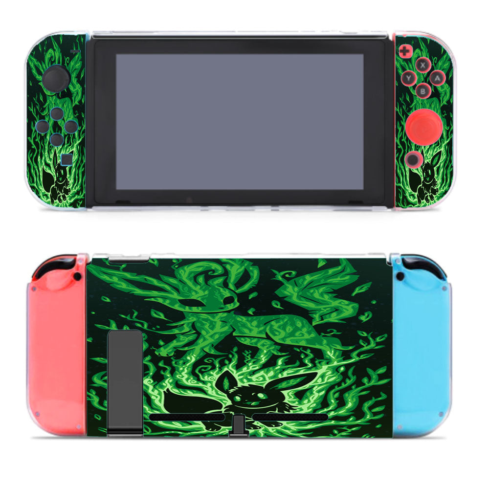 Pokemon Evolution Eevee To Leafeon Nintendo Switch Cover Case