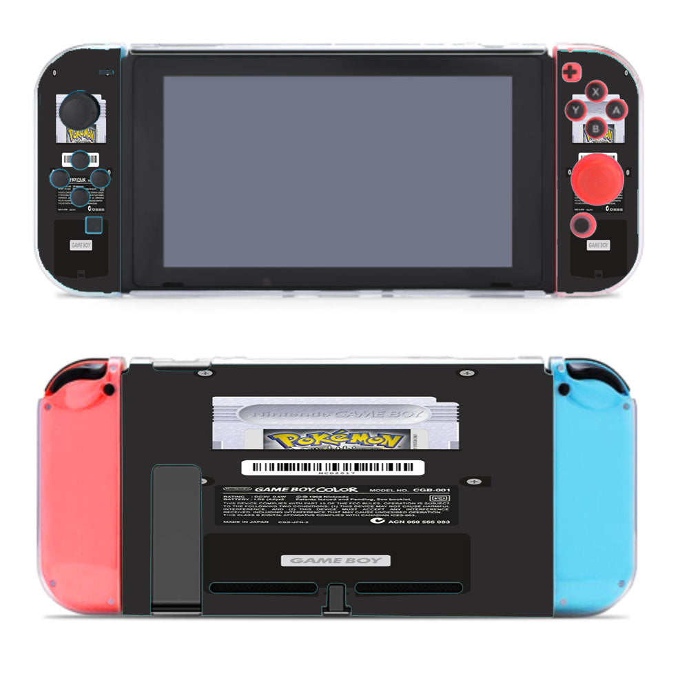 Pokemon Gameboy Color Silver Cartridge Nintendo Switch Cover Case