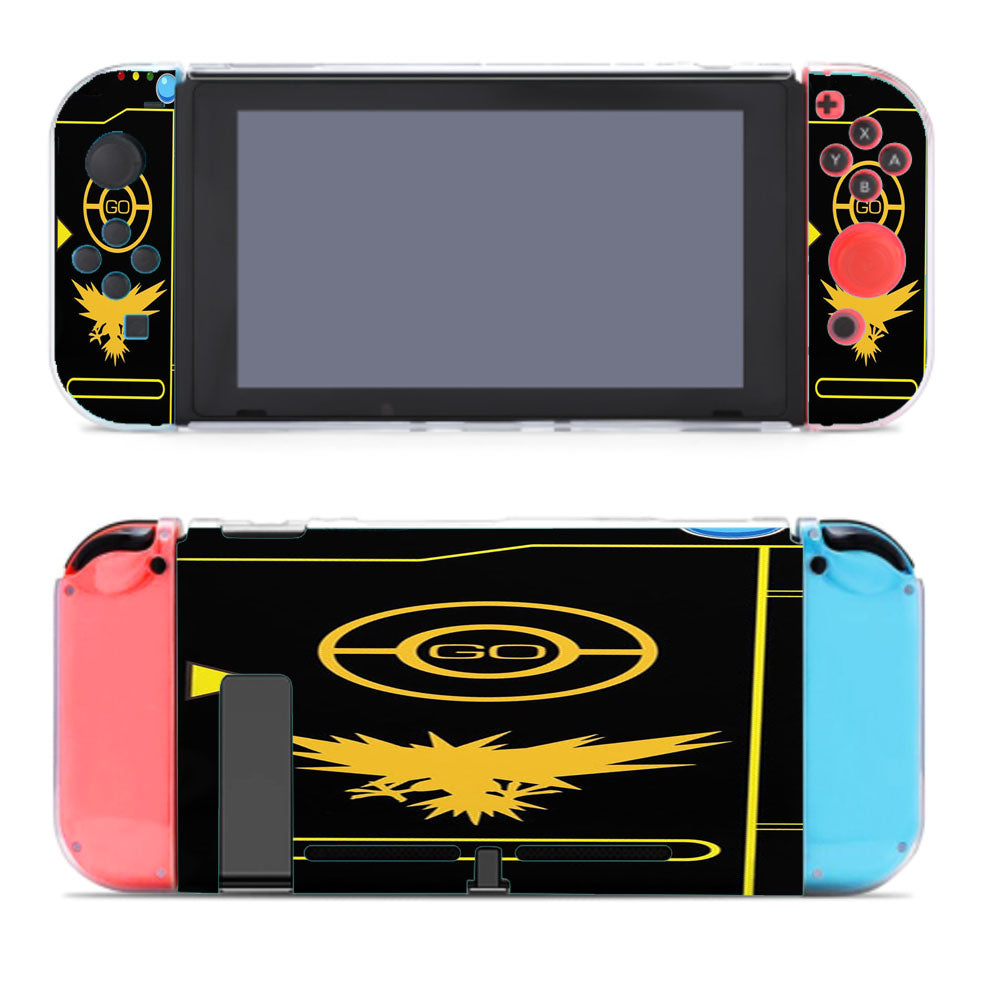 Pokemon Go Pokedex Team Instinct Black Nintendo Switch Cover Case
