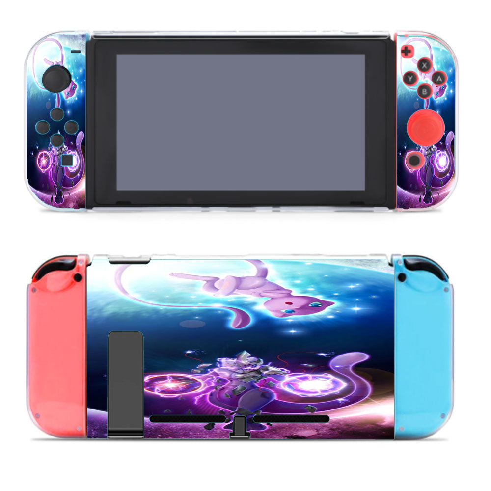 Pokemon Mew And Mewtwo Galaxy Fanart Nintendo Switch Cover Case
