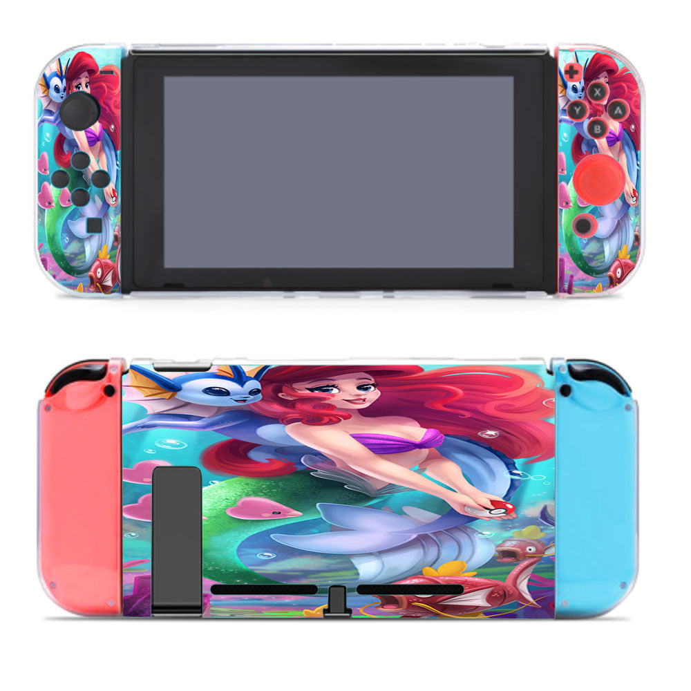 Pokemon With The Little Mermaid Nintendo Switch Cover Case