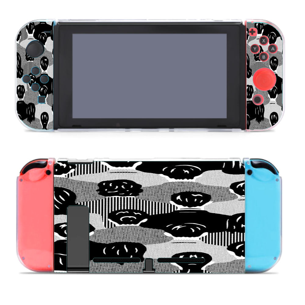 Pop Art Japan Culture Human Pattern Comic Style Nintendo Switch Cover Case