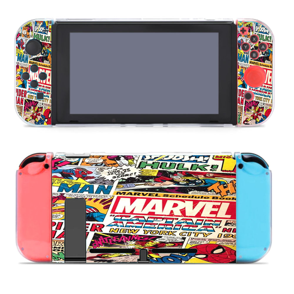 Pop Art Marvel Comic Nintendo Switch Cover Case