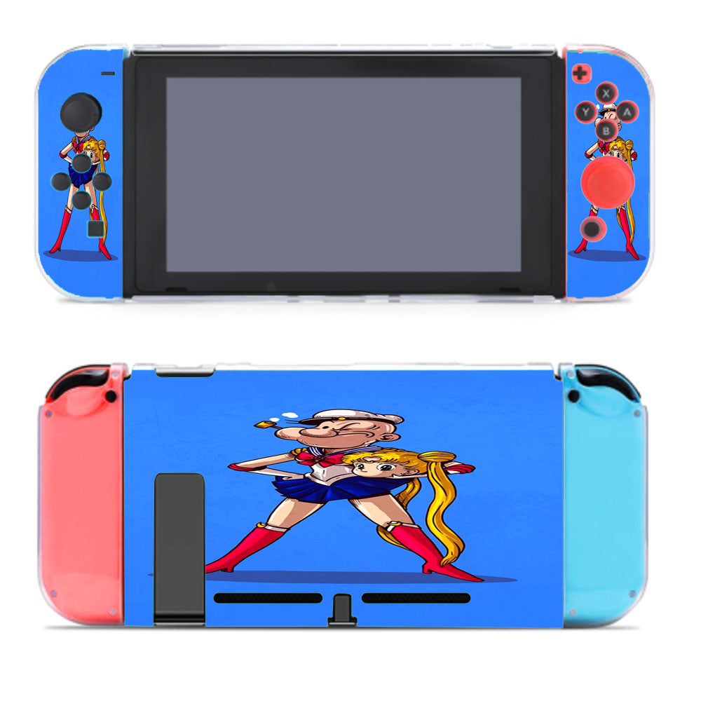 Popeye X Sailor Moon Nintendo Switch Cover Case