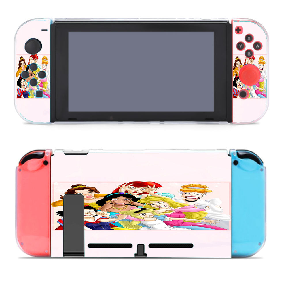 Princess Disney Funny Faces Nintendo Switch Cover Case