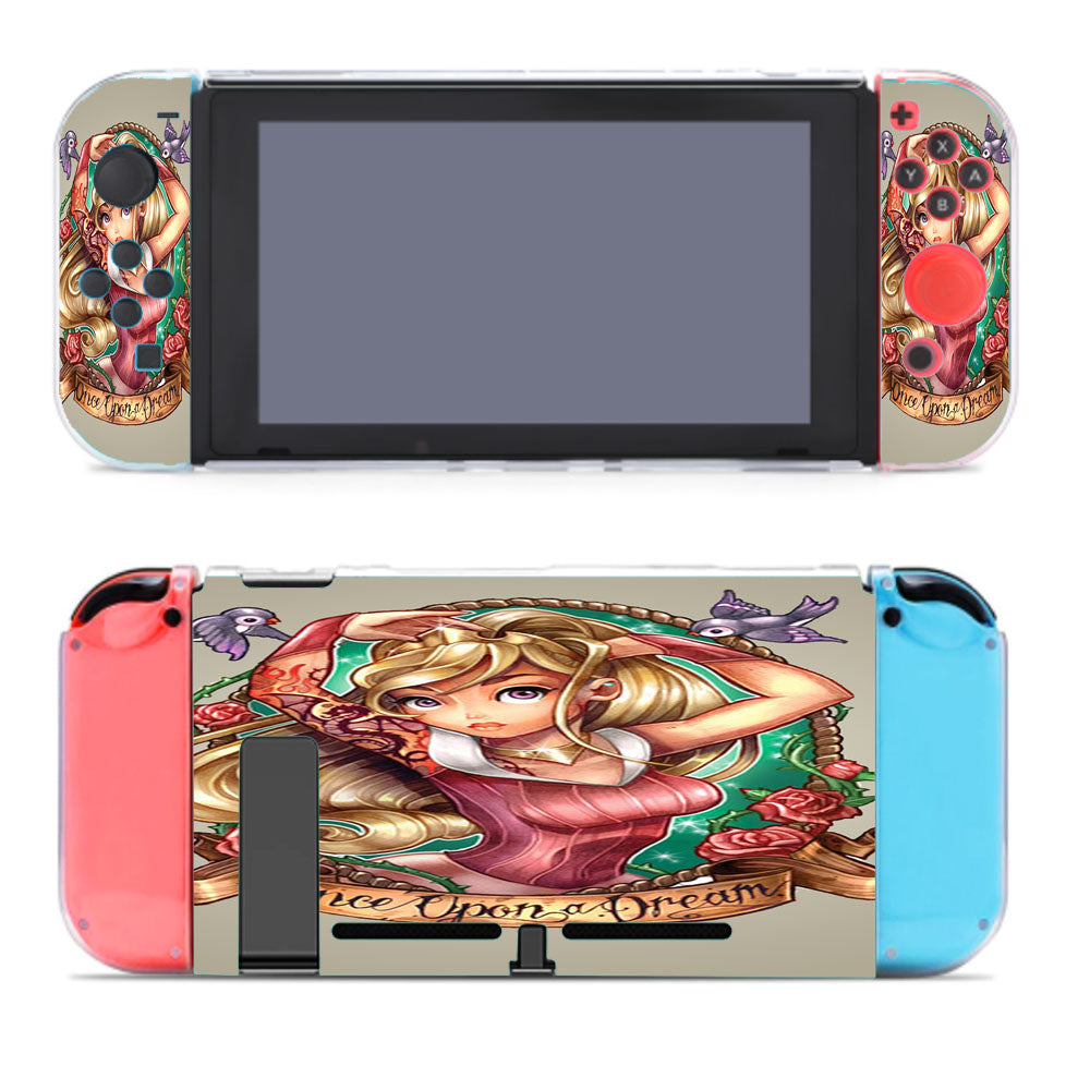 Princess Disney Tattoo Nintendo Switch Cover Case