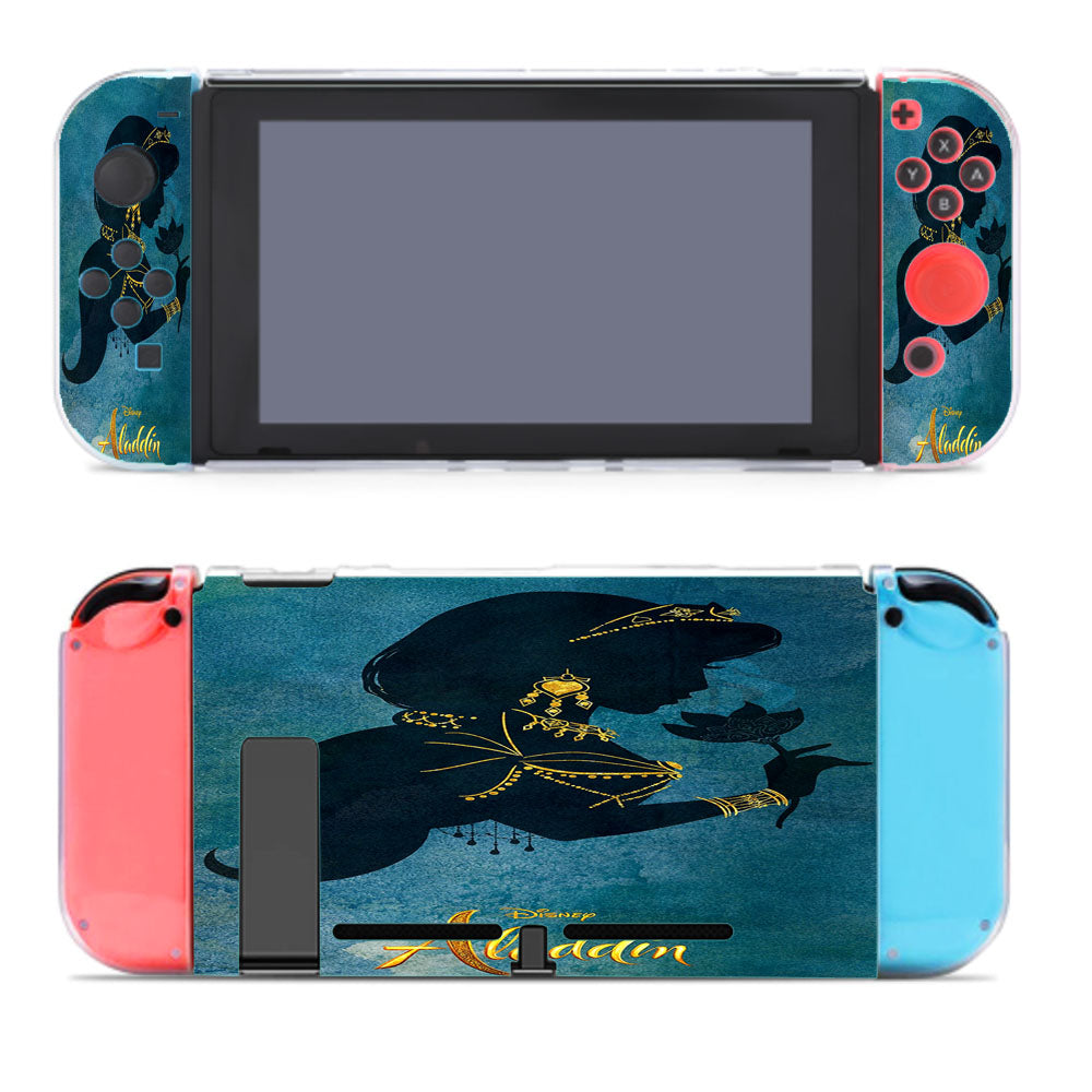 Princess Jasmine Paint Silhouette Aladdin Nintendo Switch Cover Case
