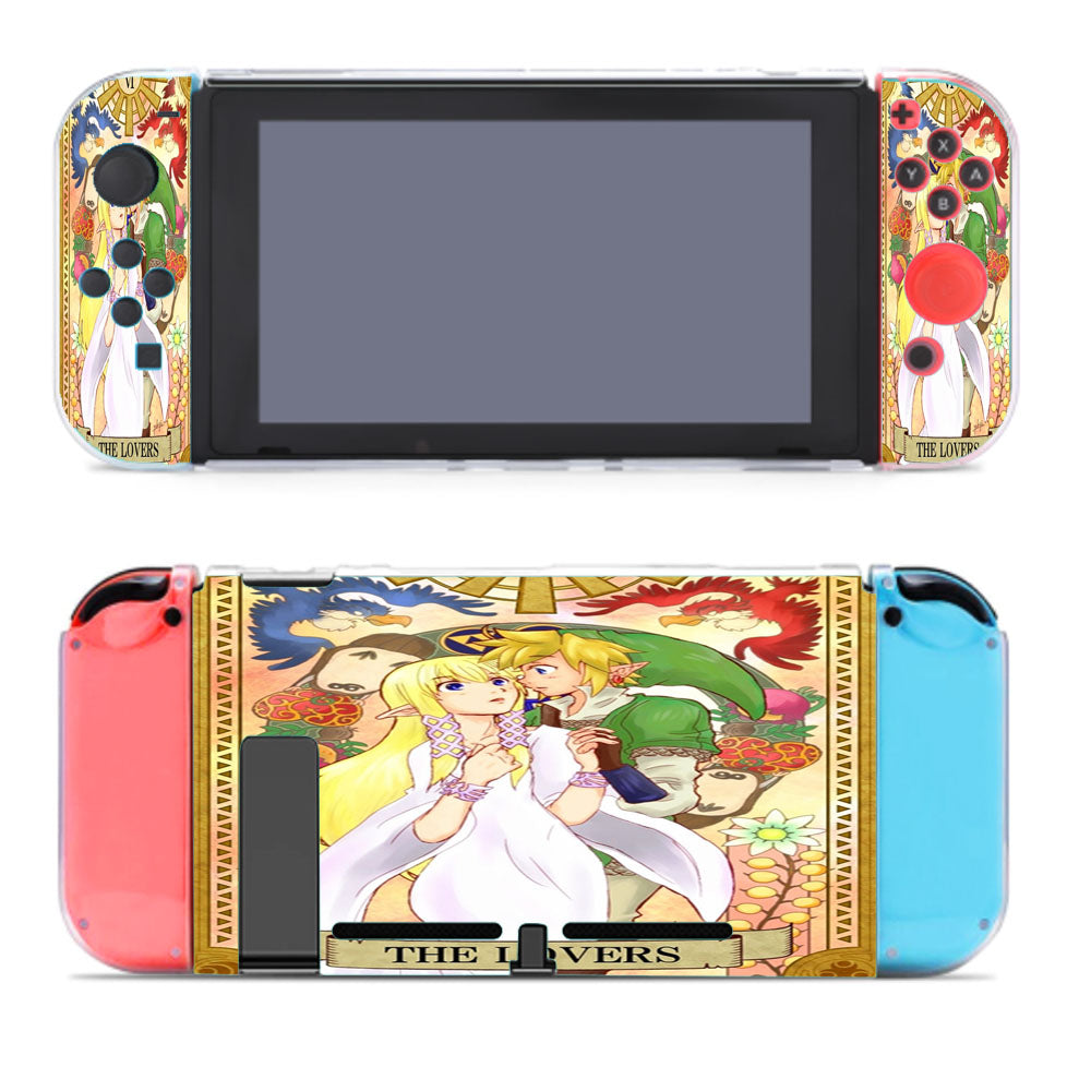 Princess Zelda And Link Hyrule Card Nintendo Switch Cover Case