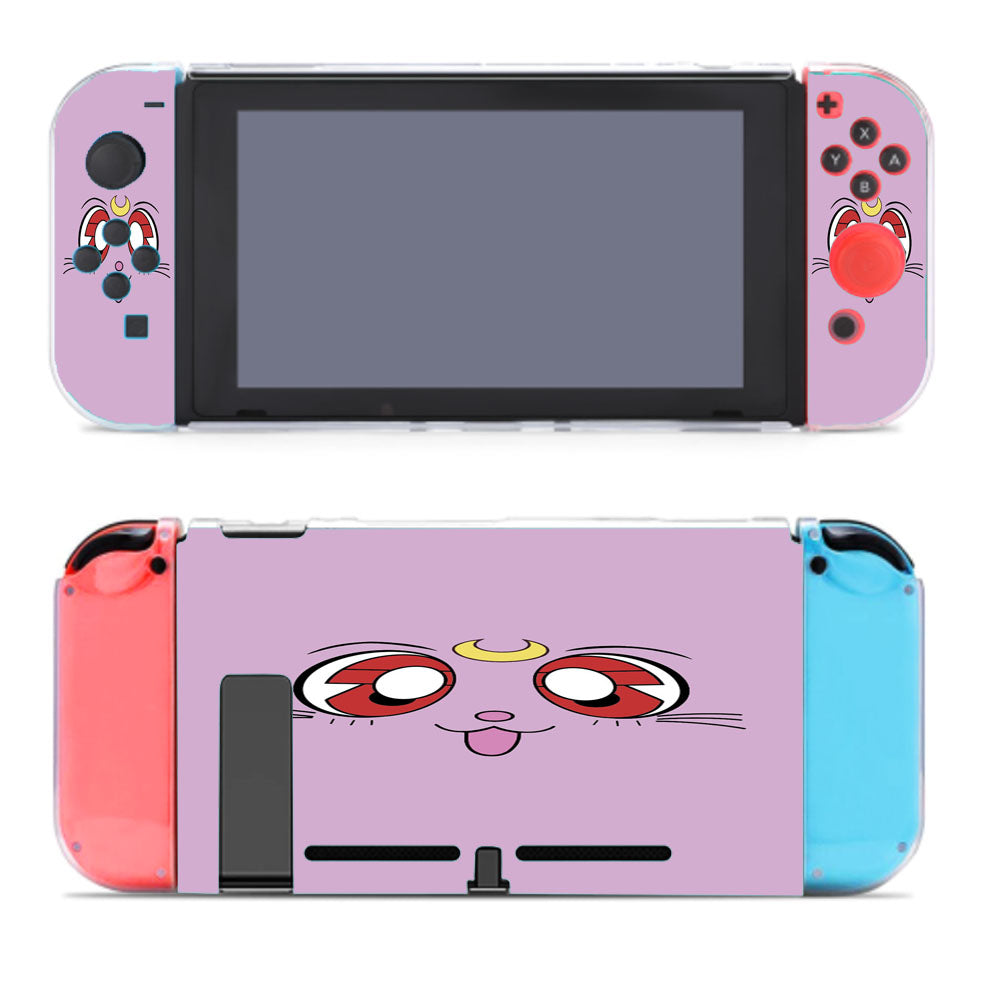 Purple Cat Sailor Moon Diana Nintendo Switch Cover Case