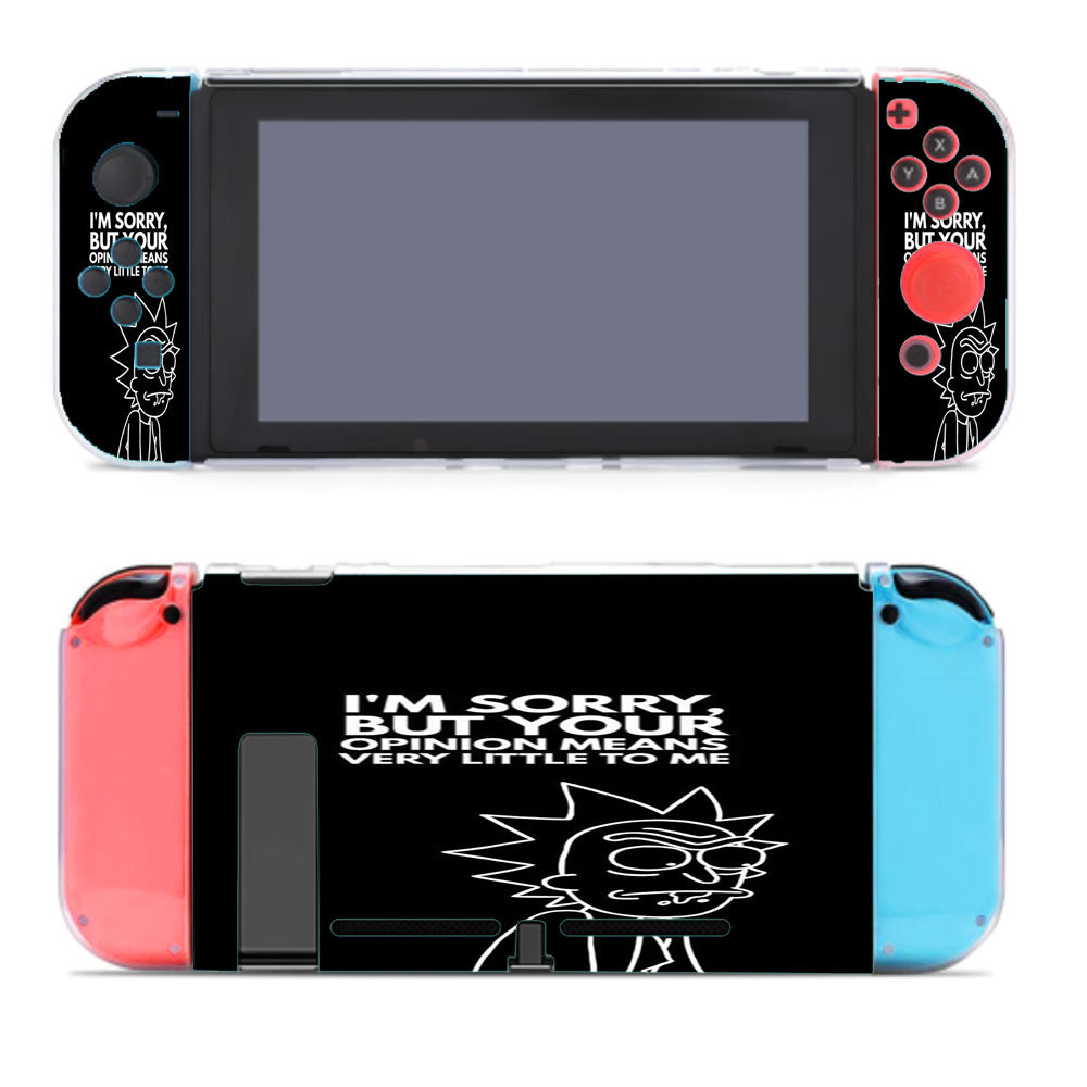 Quote Rick Sanchez About Op Nintendo Switch Cover Case