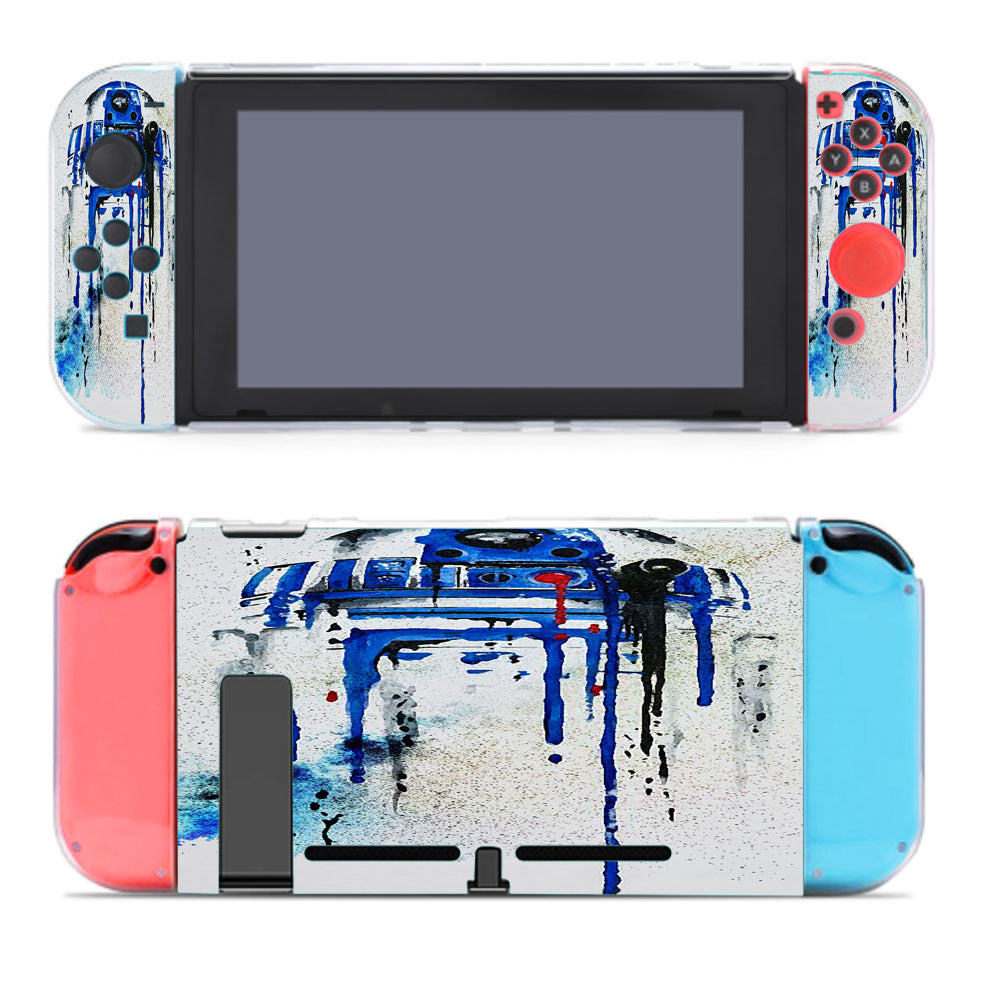 R2D2 Star Wars Paint Nintendo Switch Cover Case