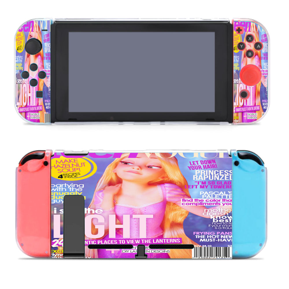 Rapunzel In Magazine Nintendo Switch Cover Case