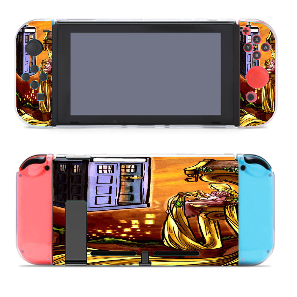 Rapunzel Tardis Doctor Who Nintendo Switch Cover Case