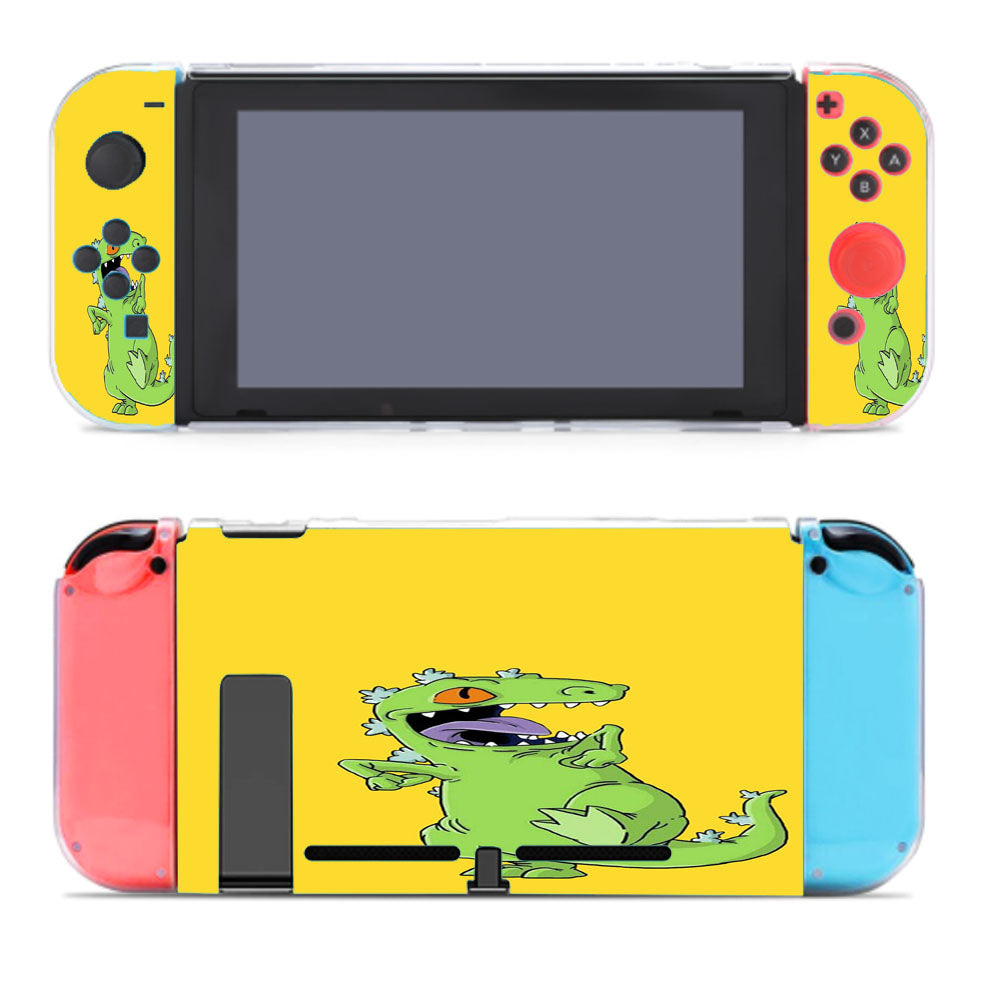 Reptar Rugrats Green Dinosaurs Cartoon Nintendo Switch Cover Case