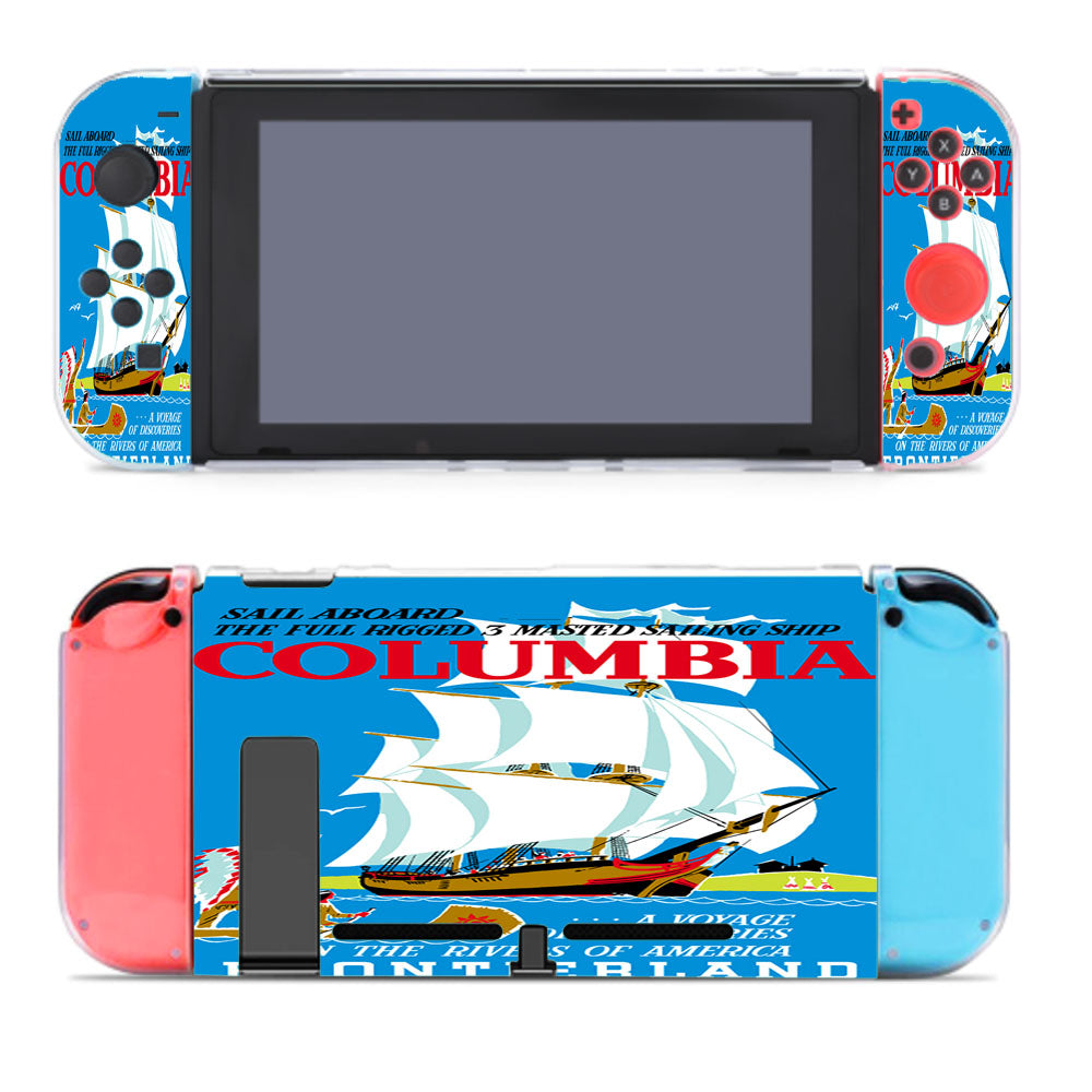 Retro Disneyland Attraction Posters Nintendo Switch Cover Case
