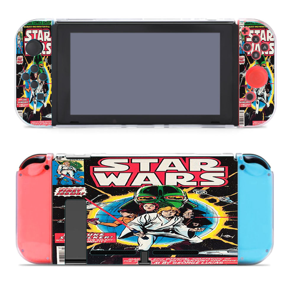 Retro Star Wars Comic Nintendo Switch Cover Case