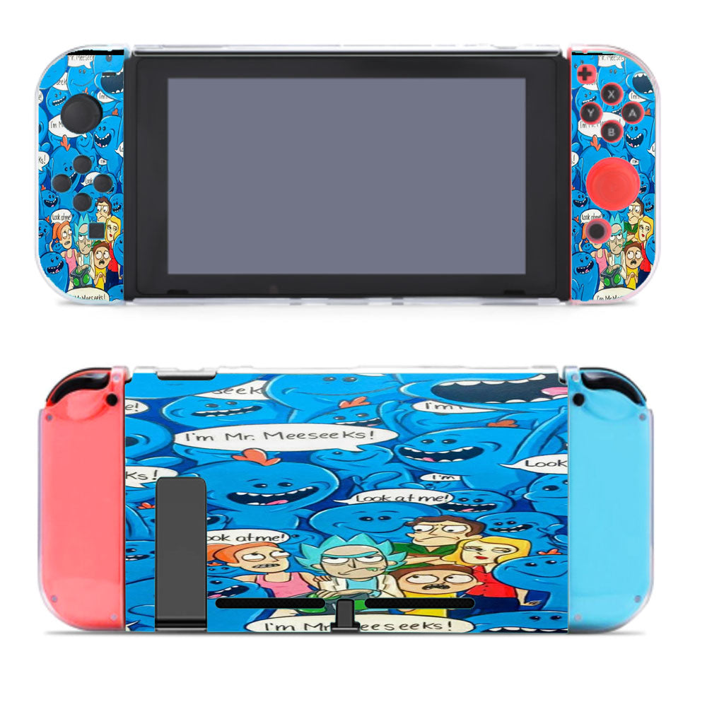 Rick And Morty And Thousand Mr Meeseeks Nintendo Switch Cover Case