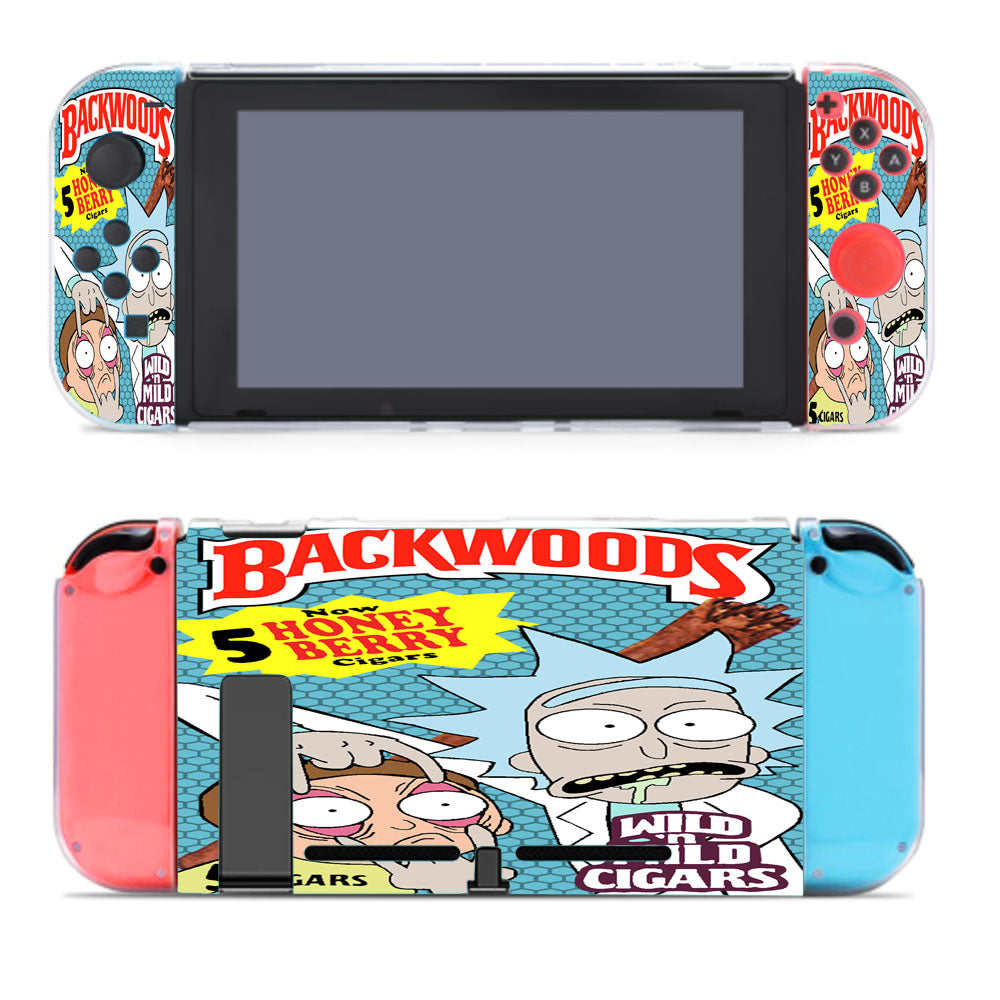 Rick And Morty Backwoods Cigar Nintendo Switch Cover Case