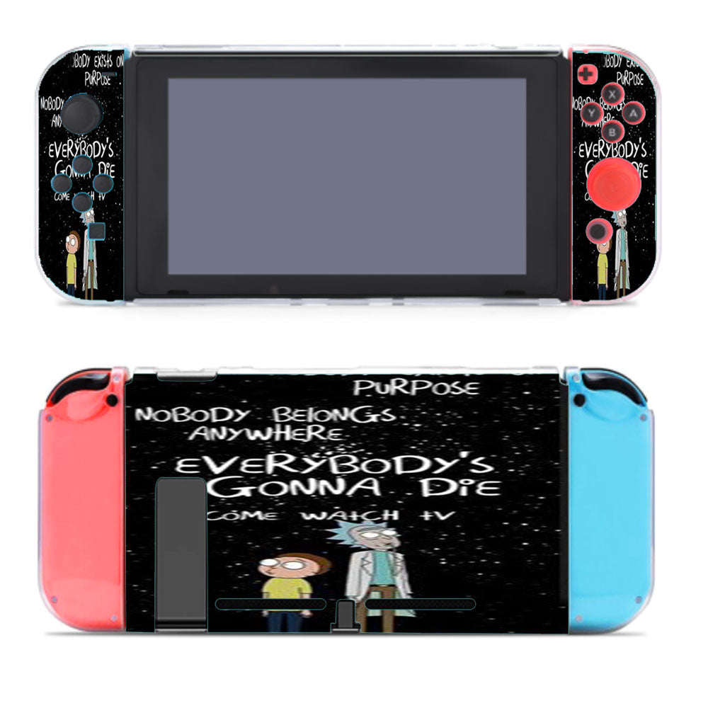 Rick And Morty Dump Nintendo Switch Cover Case