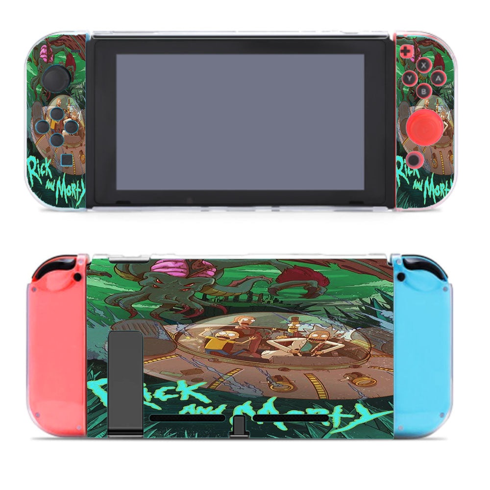 Rick And Morty Green Dragon Monster Nintendo Switch Cover Case