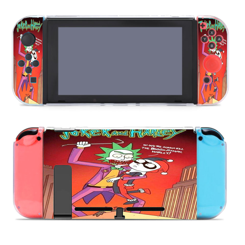 Rick And Morty Joker And Harley Nintendo Switch Cover Case